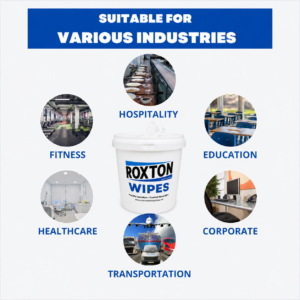 Roxton Disinfectant Wipes with Dispenser Bucket (800 CT) - Image 6