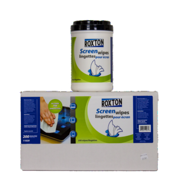 Roxton Screen Cleaning Wipes (6x200)