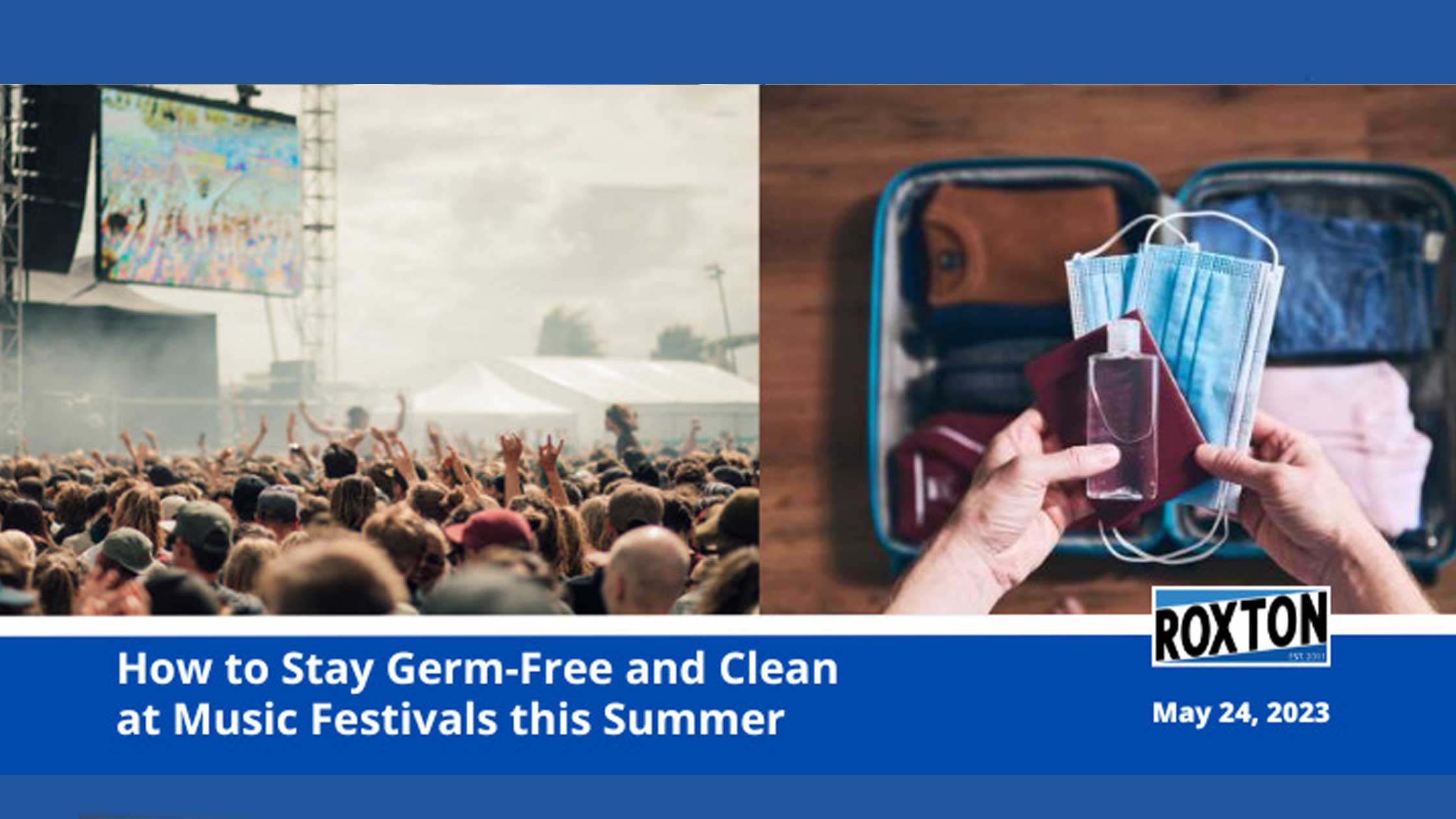 How to Stay Germ-Free and Clean at Music Festivals this Summer