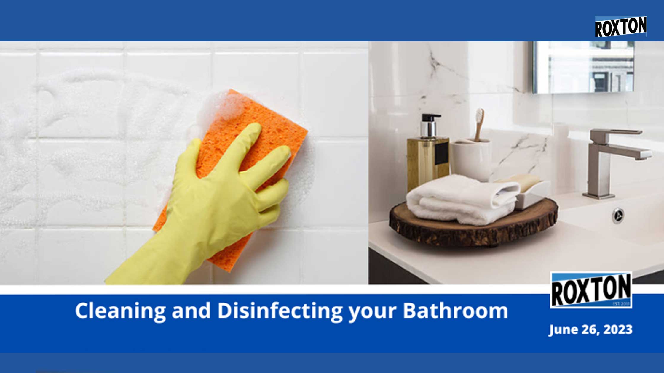 Cleaning and Disinfecting Your Bathroom