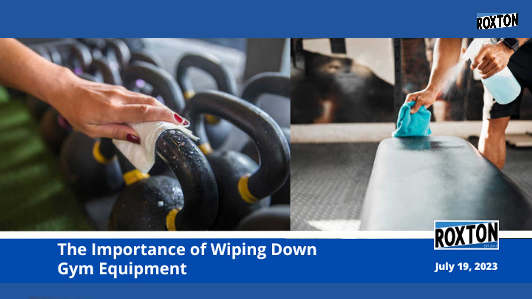 The Importance of Wiping Down Gym Equipment
