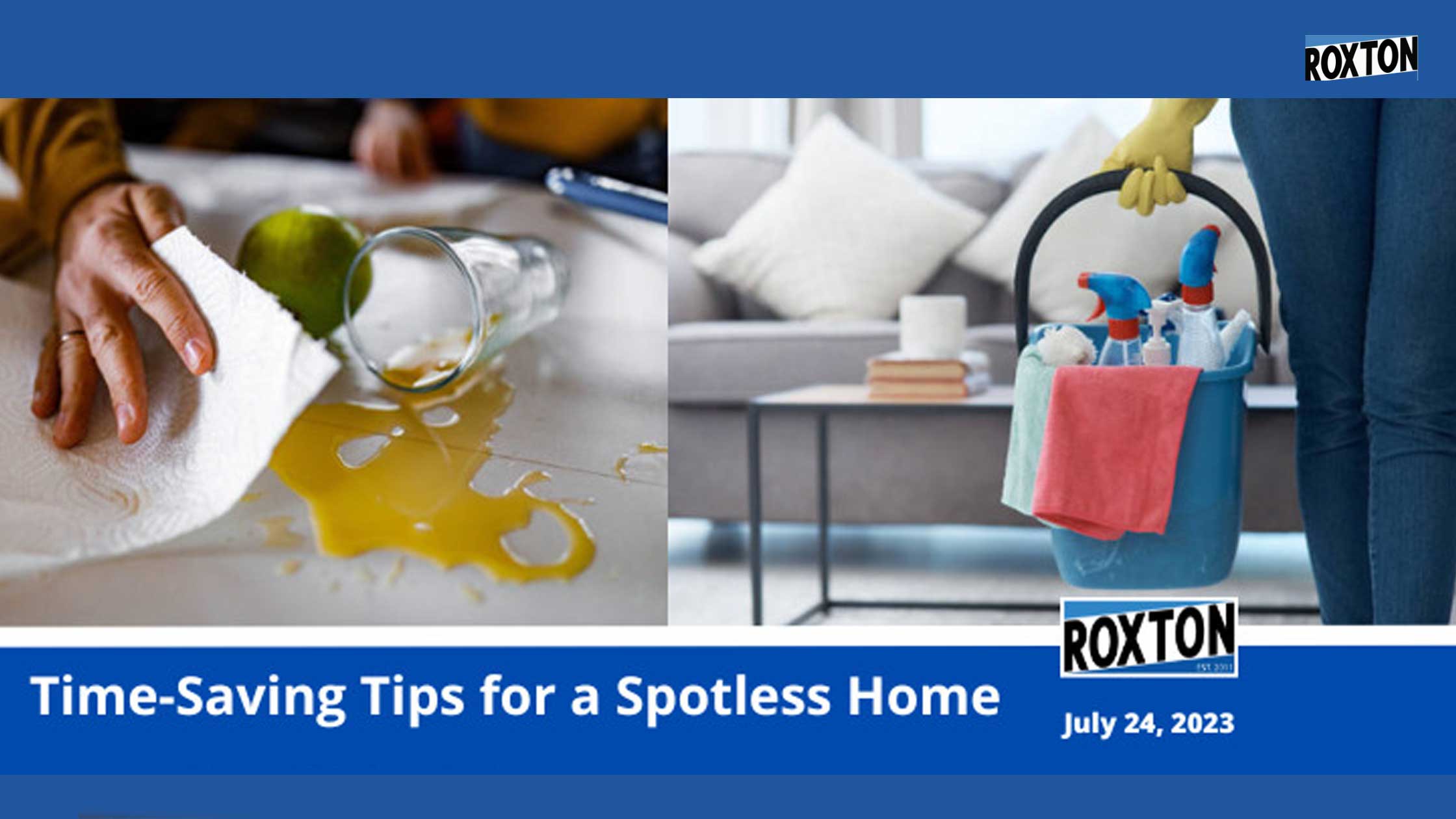 Time Saving Tips for Spotless Home