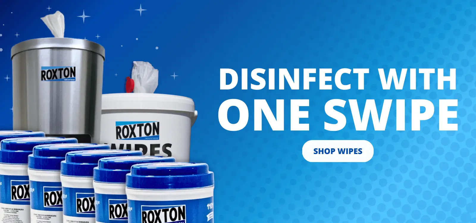 disinfecting sanitizing wipes banner