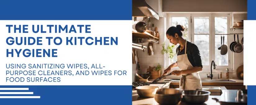 The Ultimate Guide to Kitchen Hygiene: Using Sanitizing Wipes, All-Purpose Cleaners, and Wipes for Food Surfaces